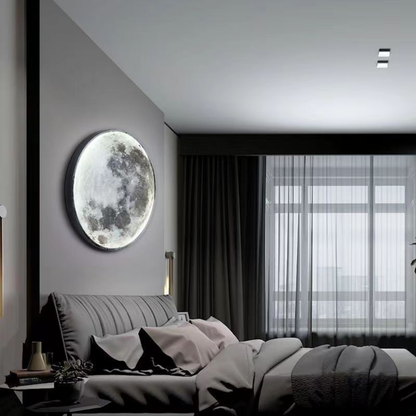 Stylish Moon Phase LED Wall Light