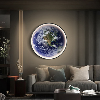 Stylish Moon Phase LED Wall Light