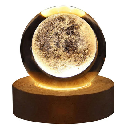 Cosmic LED Desk Lamp with Colorful Galaxy Pattern - Fesara