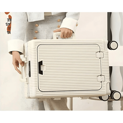 Durable Lightweight Carry-On Luggage with Laptop Pocket