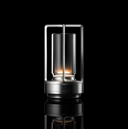 Elegant Glass Wireless Desk Lamp with Touch Sensor