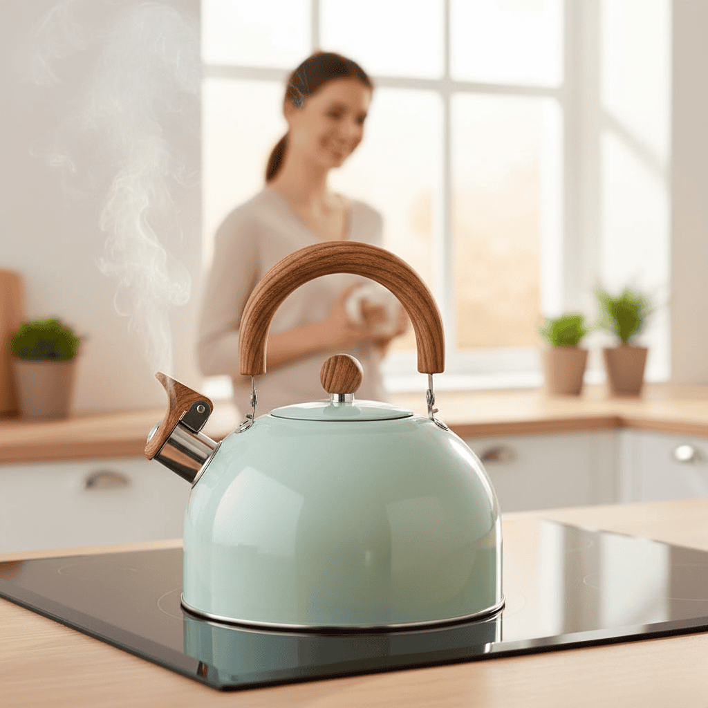 AureaBoil | Elegant Classic 3L Stainless Steel Whistling Kettle 1