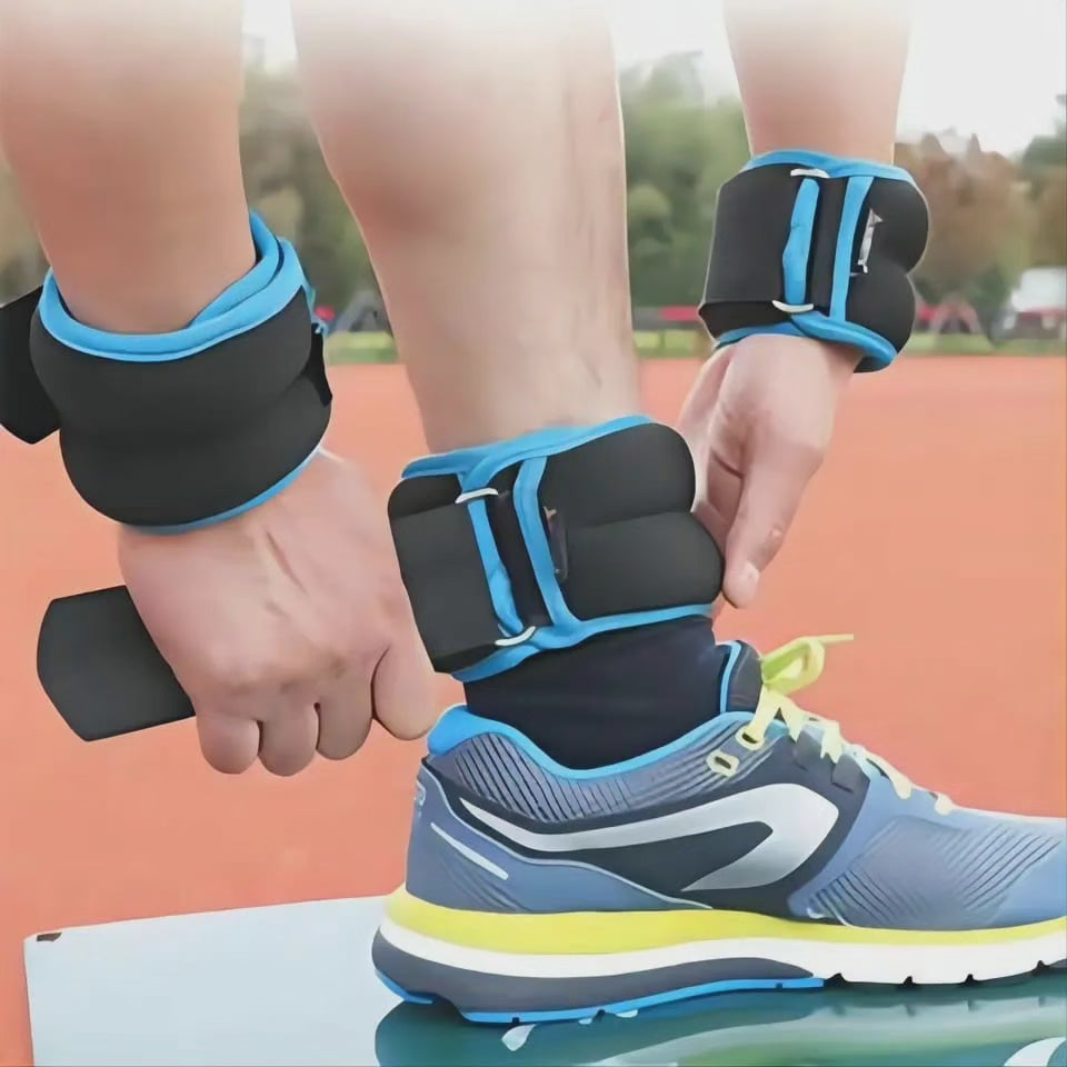 AureaFit | Adjustable Comfortable Ankle Weights for Walking and Exercise 2