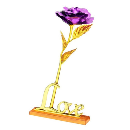 AureaRose | Elegant 24K Gold Plated Keepsake Gift of Everlasting Love 7