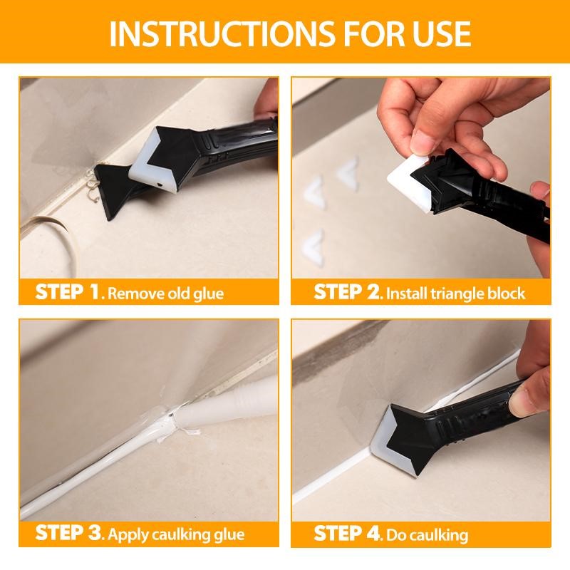 AureliaSeal | Efficient Multi-Functional Silicone Sealant Remover Tool Set 5