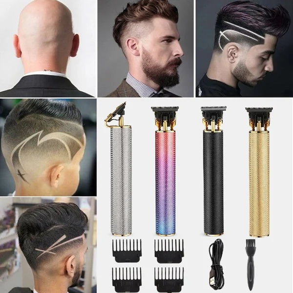 Professional Rechargeable Men's Grooming Trimmer Kit - Fesara