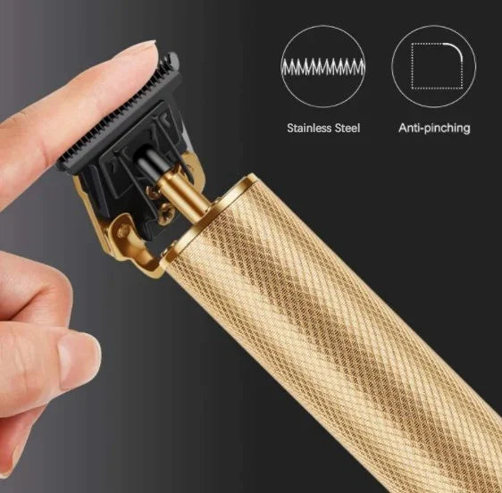 AureusEdge | Premium Cordless Stainless Steel Hair Trimmer for Men 1