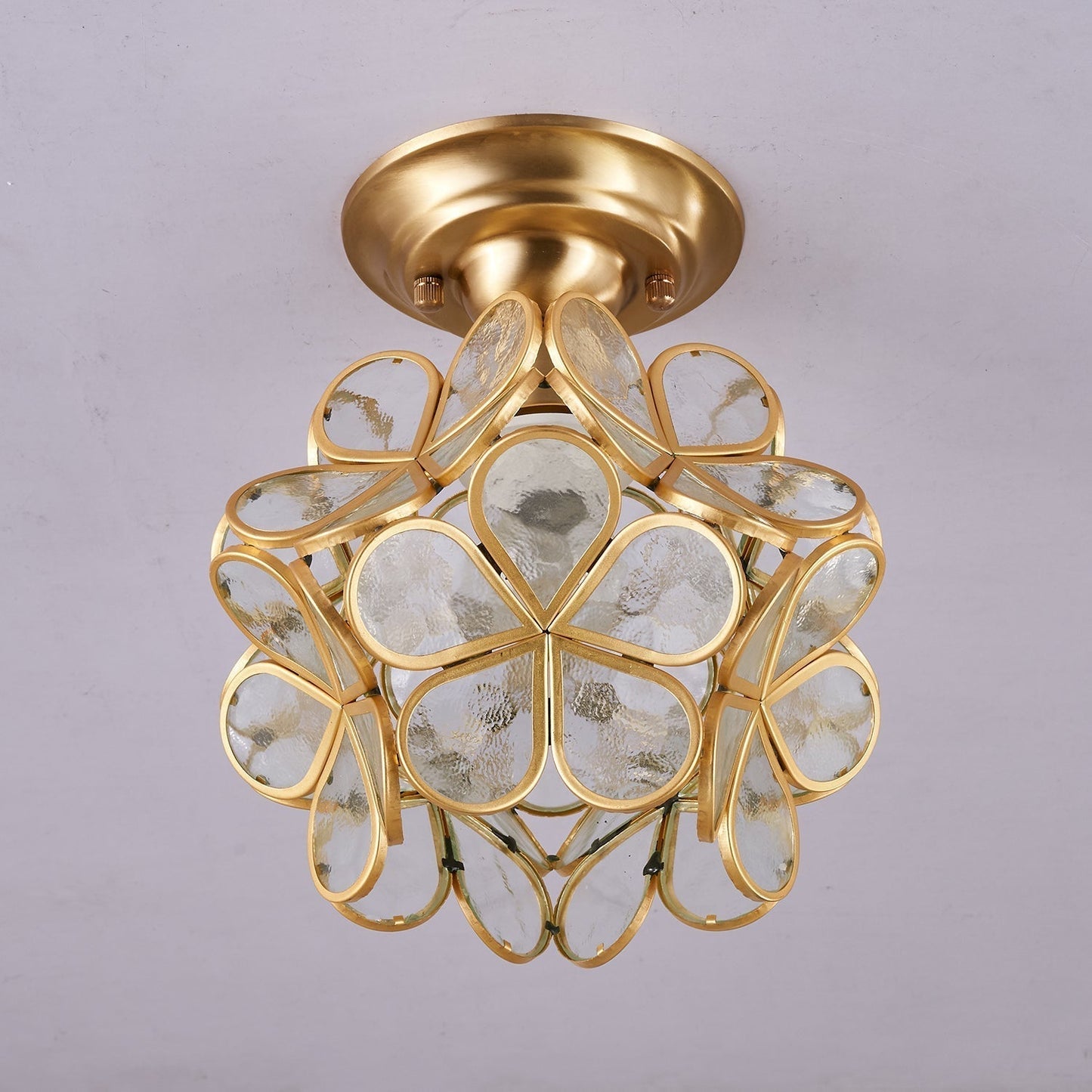 Luxury Gold Finish Modern Ceiling Lamp - Fesara