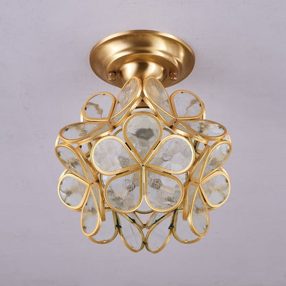Luxury Gold Finish Modern Ceiling Lamp - Fesara