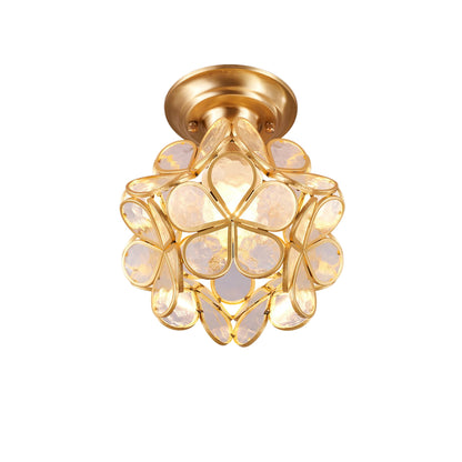 AuroraGlow | Elegant Stylish Gold Accent Ceiling Lamp 1