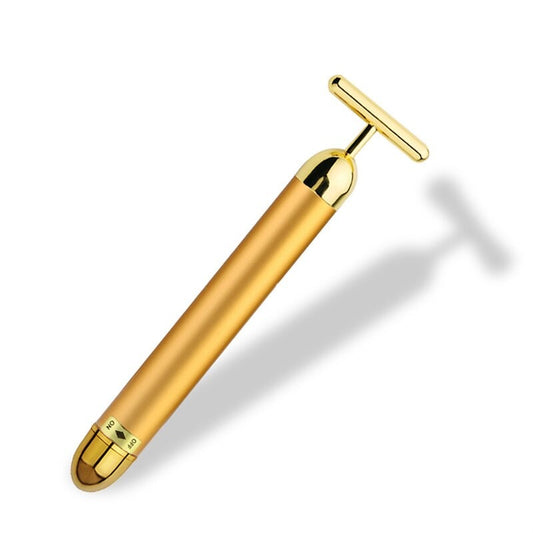 Gold Facial Massage Roller for Glowing Skin - Fesara