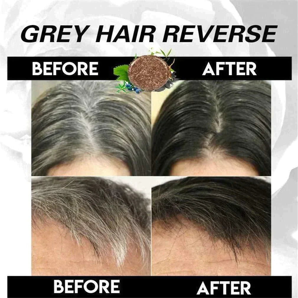 AurumShade | Herbal Nourishing Black Hair Dye Shampoo for Healthy Hair 2