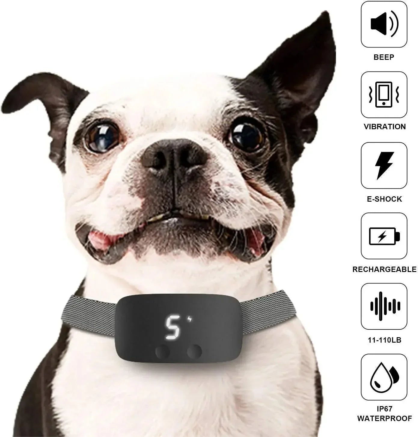 Effective Rechargeable Bark Control Dog Collar