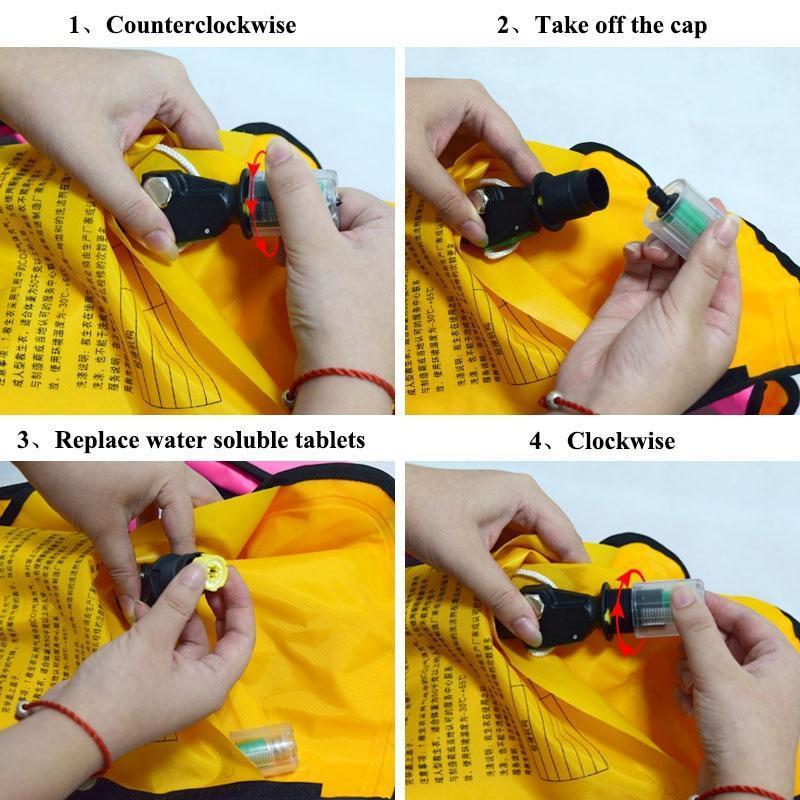 Quick Inflate Life Jacket Survival Vest