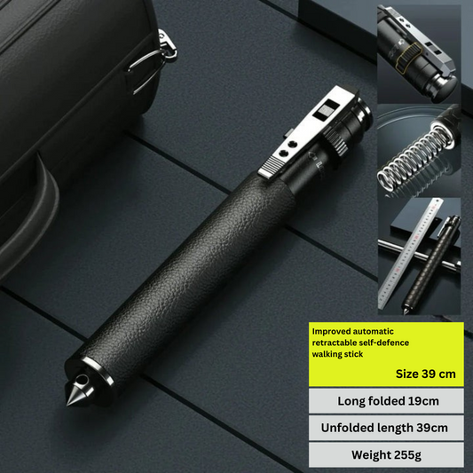 Tactical Walking Stick with Safety Lock - Fesara