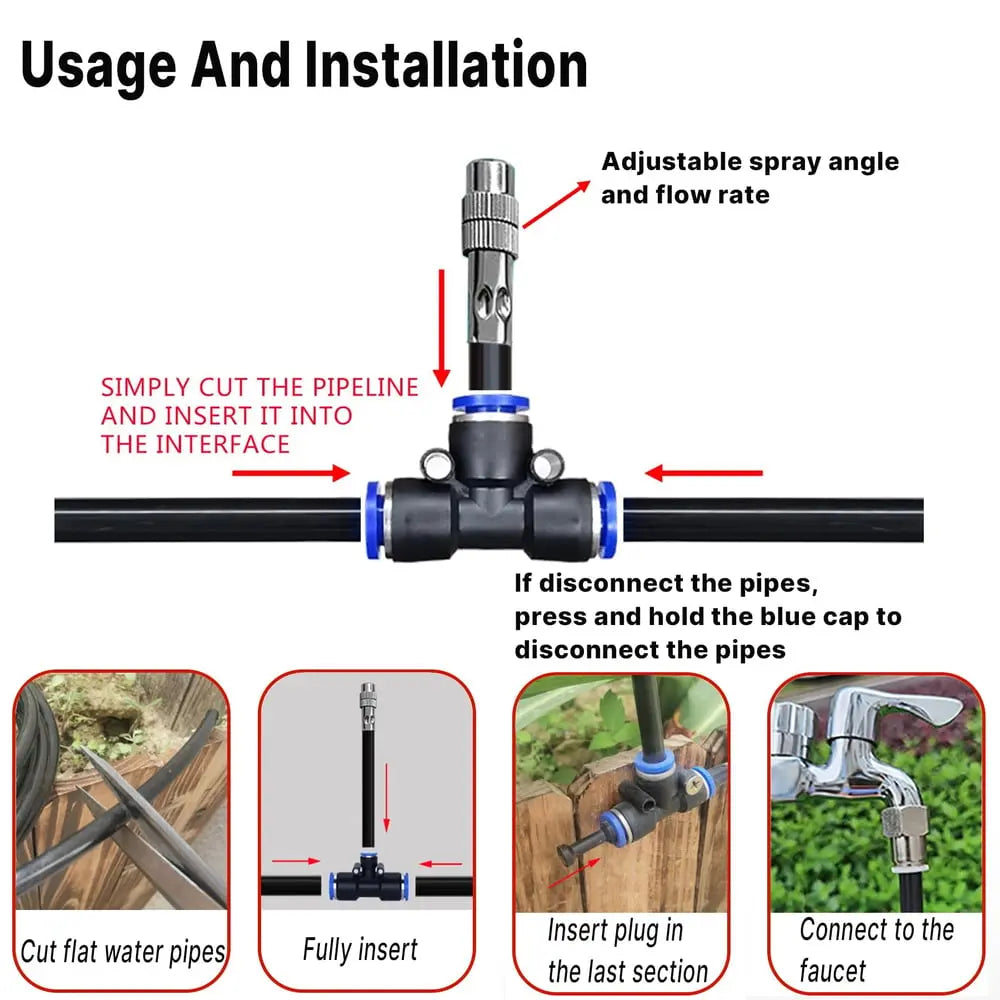 Easy Garden Watering System Saves Time