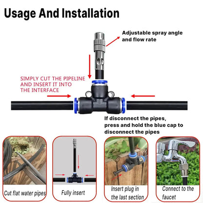 Easy Garden Watering System Saves Time