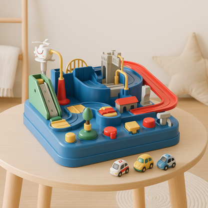 Fun Kids Toy Car Playset 4 Piece Set
