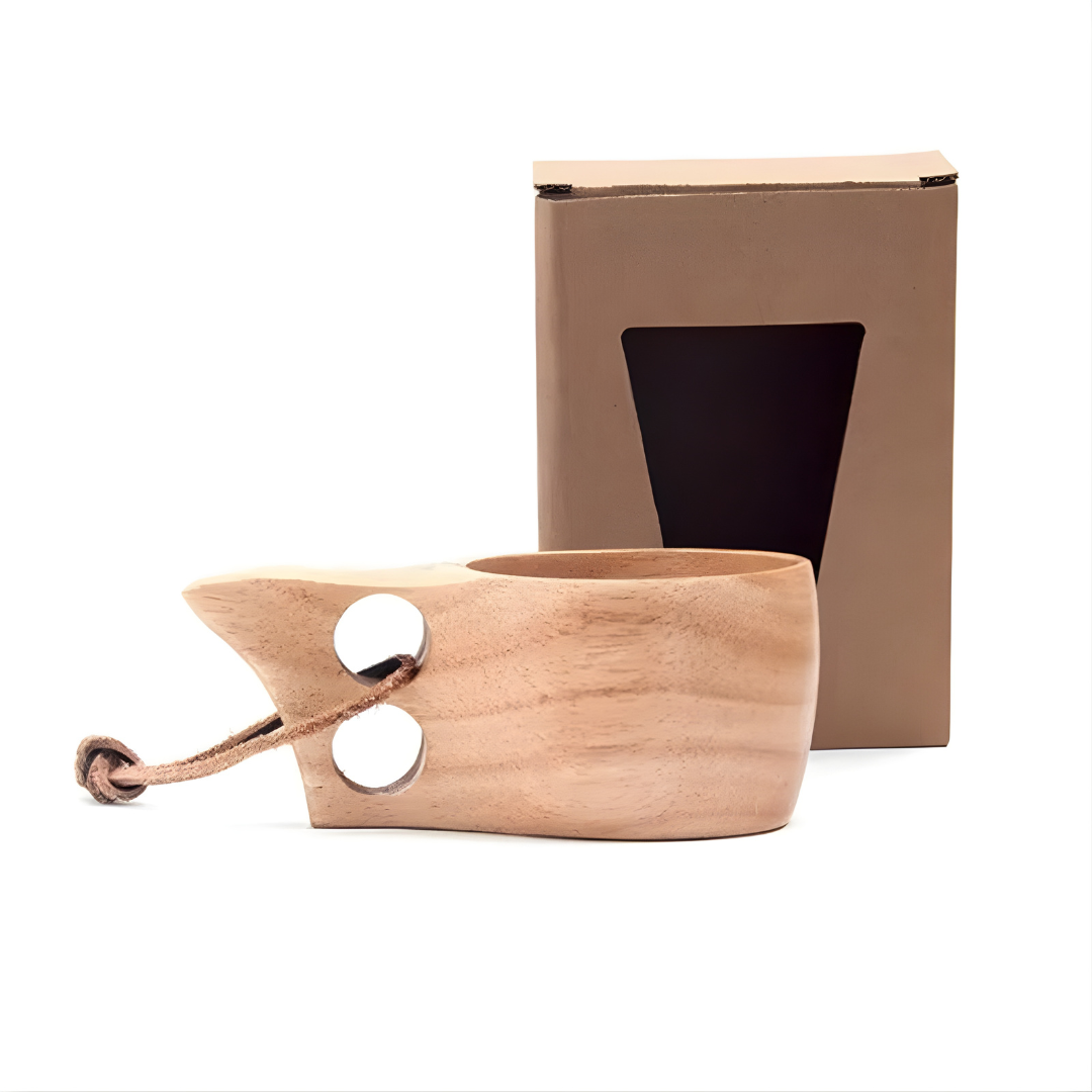 Eco Friendly Handmade Natural Wood Mug