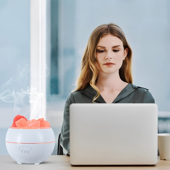 Natural Oil Himalayan Salt Light Diffuser