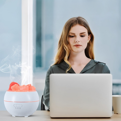 Natural Oil Himalayan Salt Light Diffuser