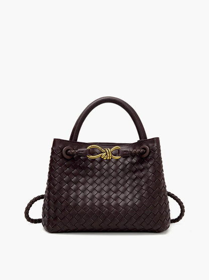 Classic Woven Tote Handbag for Women
