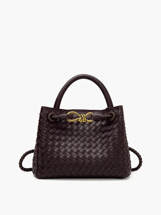 Classic Woven Tote Handbag for Women - Fesara