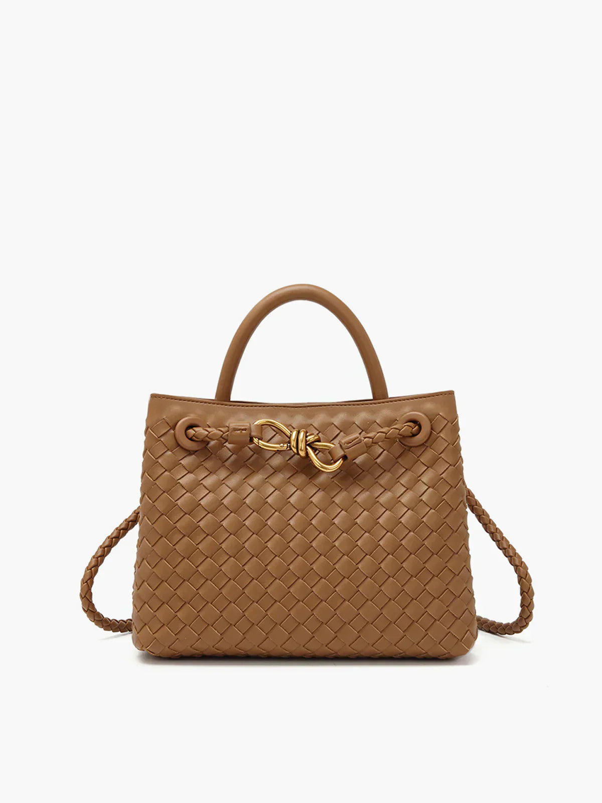 Classic Woven Tote Handbag for Women