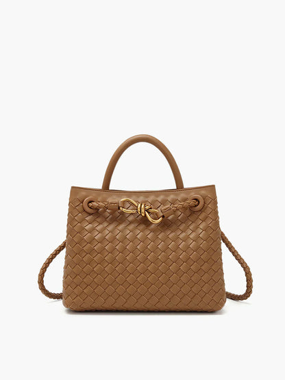 Classic Woven Tote Handbag for Women