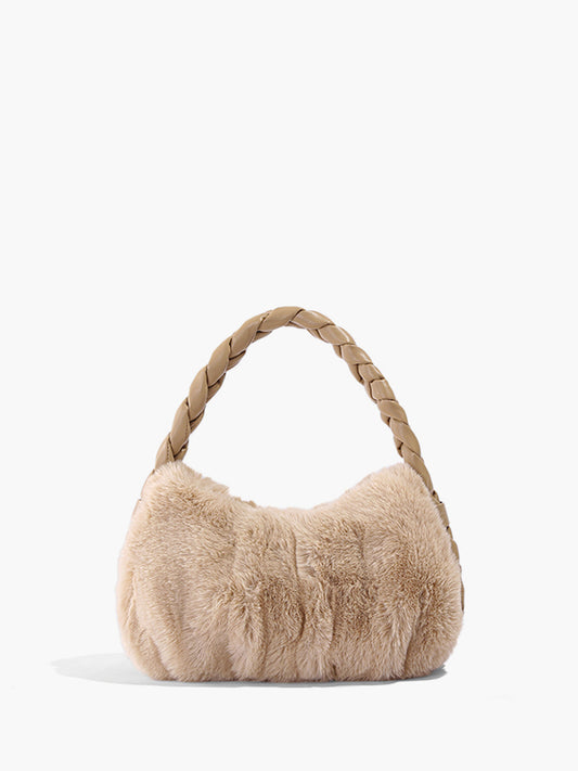 Soft Beige Large Tote Bag for Women - Fesara