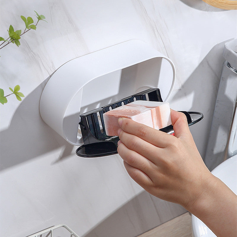 Easy Install Wall Mount Flip Top Soap Dispenser