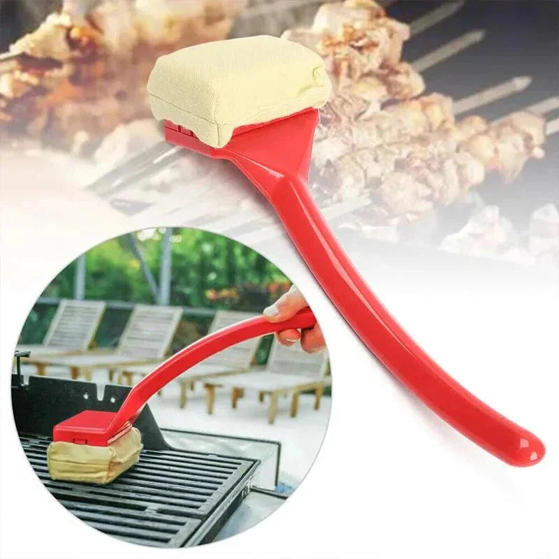 BBQPure | Long Handle Steam Grill Brush – Heavy-Duty Cleaner for Grates & Racks 1