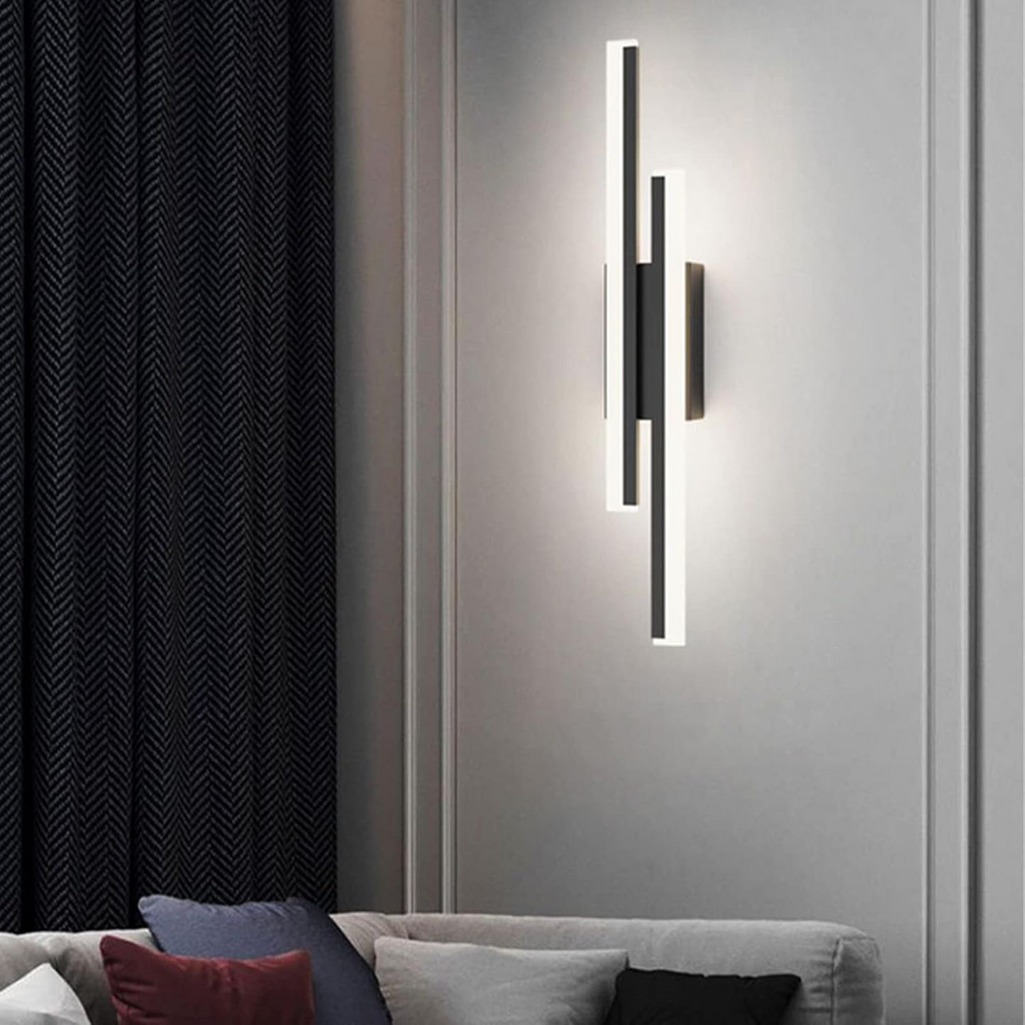 Modern Slim LED Wall Lamp for Bedroom and Hallway
