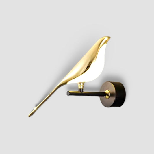 Delicate Bird Wall Lamp for Warm Ambient Lighting - Fesara