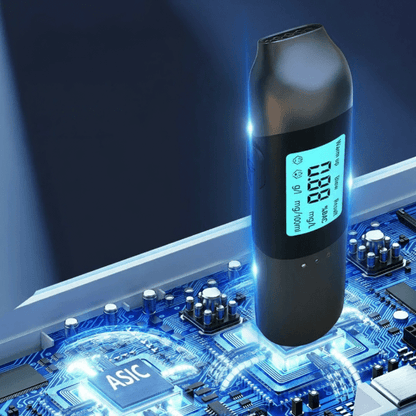 BREATHCHECK – Instant breathalyzer with USB charging & results in 3 seconds 3
