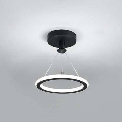 Modern Round Metal LED Ceiling Light Fixture