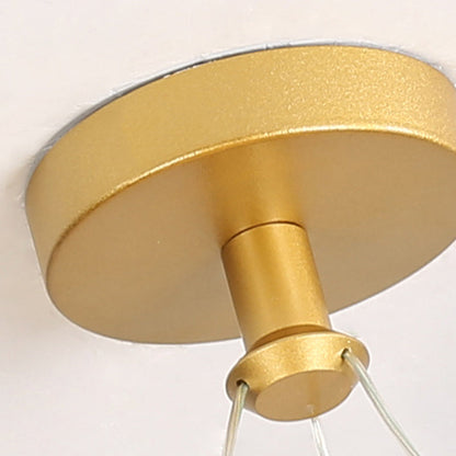 Modern Round Metal LED Ceiling Light Fixture