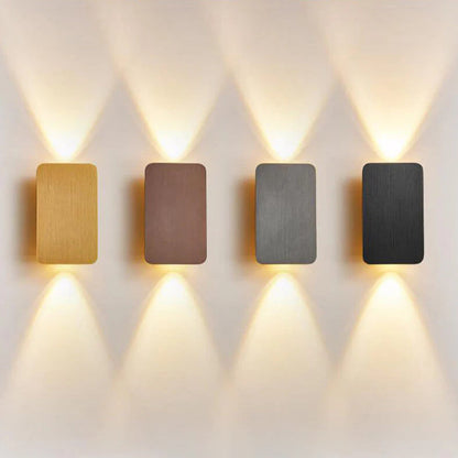Simple Glass LED Wall Light 2 Pack
