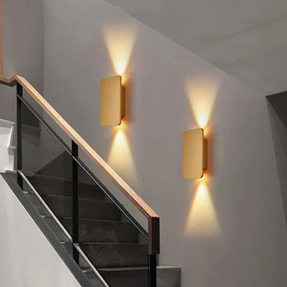Simple Glass LED Wall Light 2 Pack