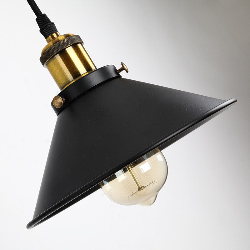 Vintage Metal Pendant Wall Light Fixture