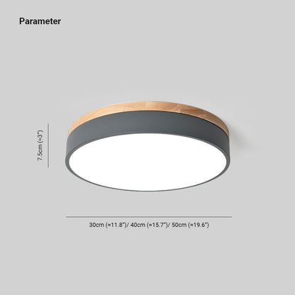 Bright LED Round Ceiling Light Dimmable Modern Fixture