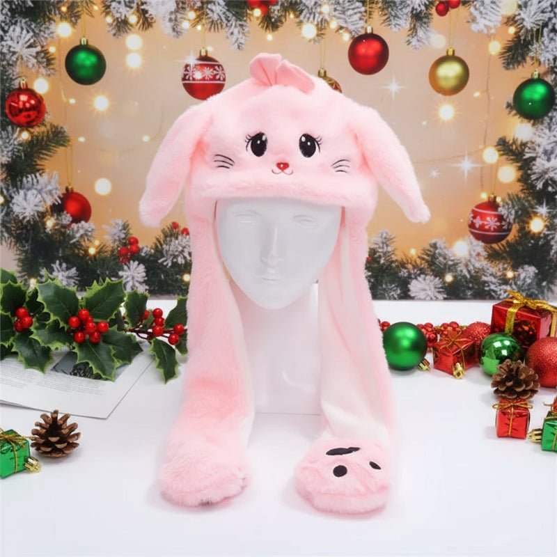 Cute Bunny Hat with Soft Ears and Plush Design