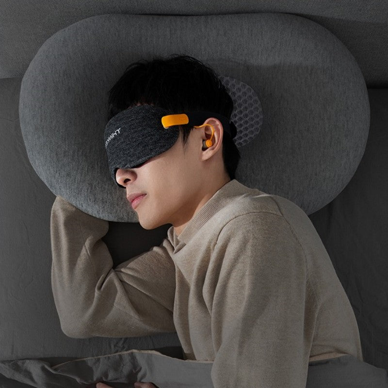 Soft Sleep Travel Eye Mask With Earplugs Set