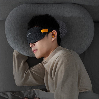 Soft Sleep Travel Eye Mask With Earplugs Set