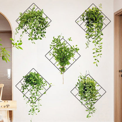 Realistic Plant Wall Stickers Decor