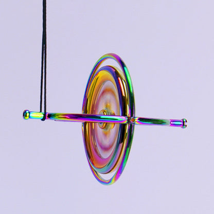 Calming Metal Spinning Desk Toy