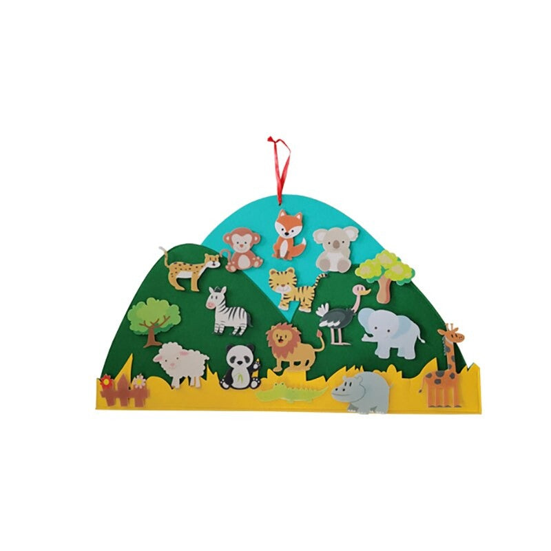 Interactive Learning Felt Board Toy for Kids