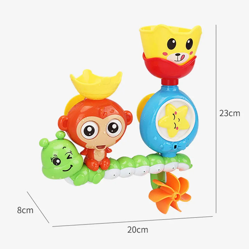 Colorful Bathtime Animal Toy Set - Fesara