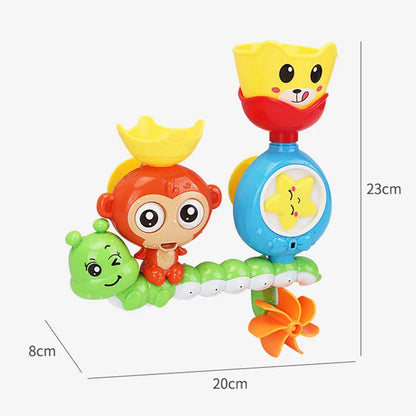 Colorful Bathtime Animal Toy Set - Fesara