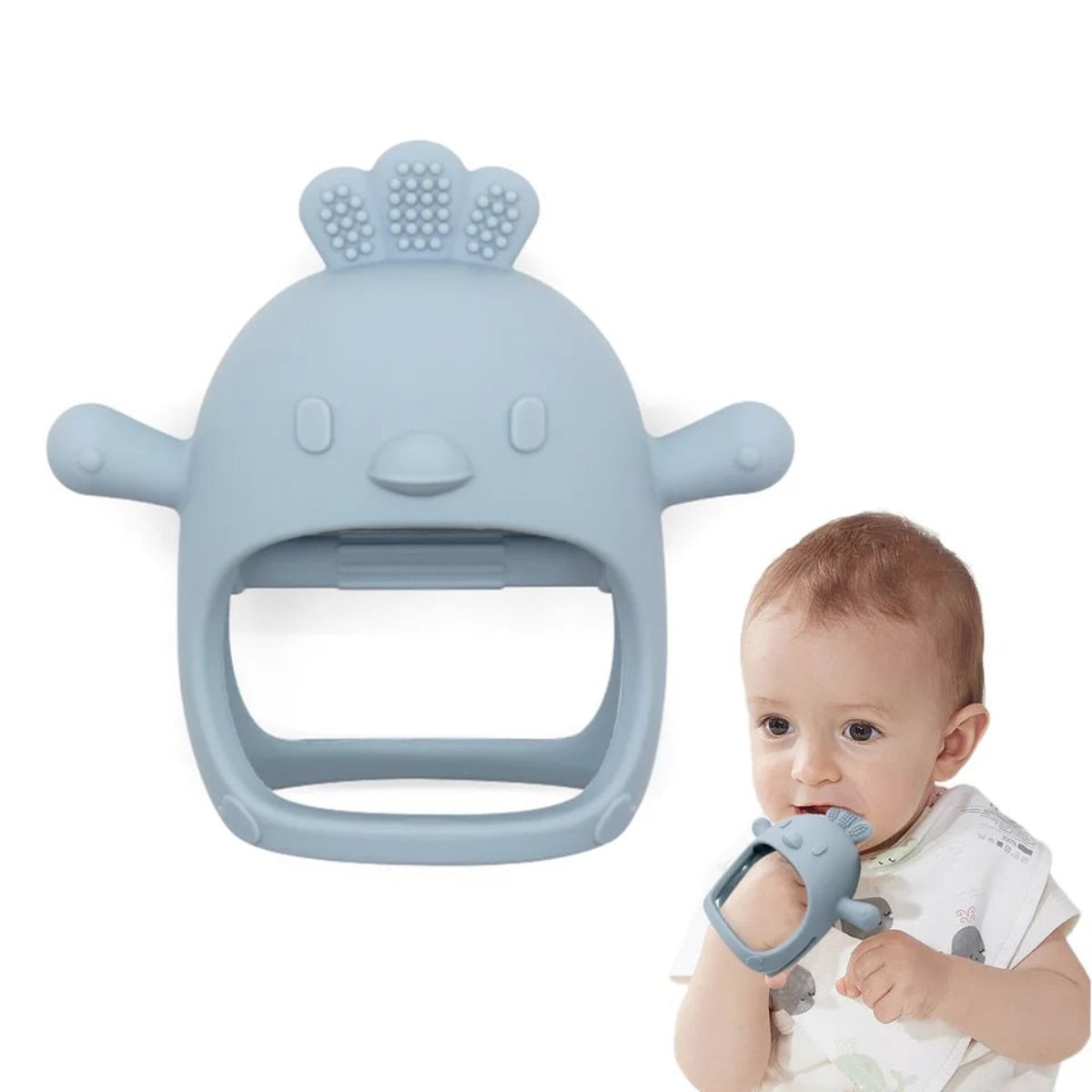 Soft Baby Teething Mitten | Gentle Silicone Chew Toy - Fesara